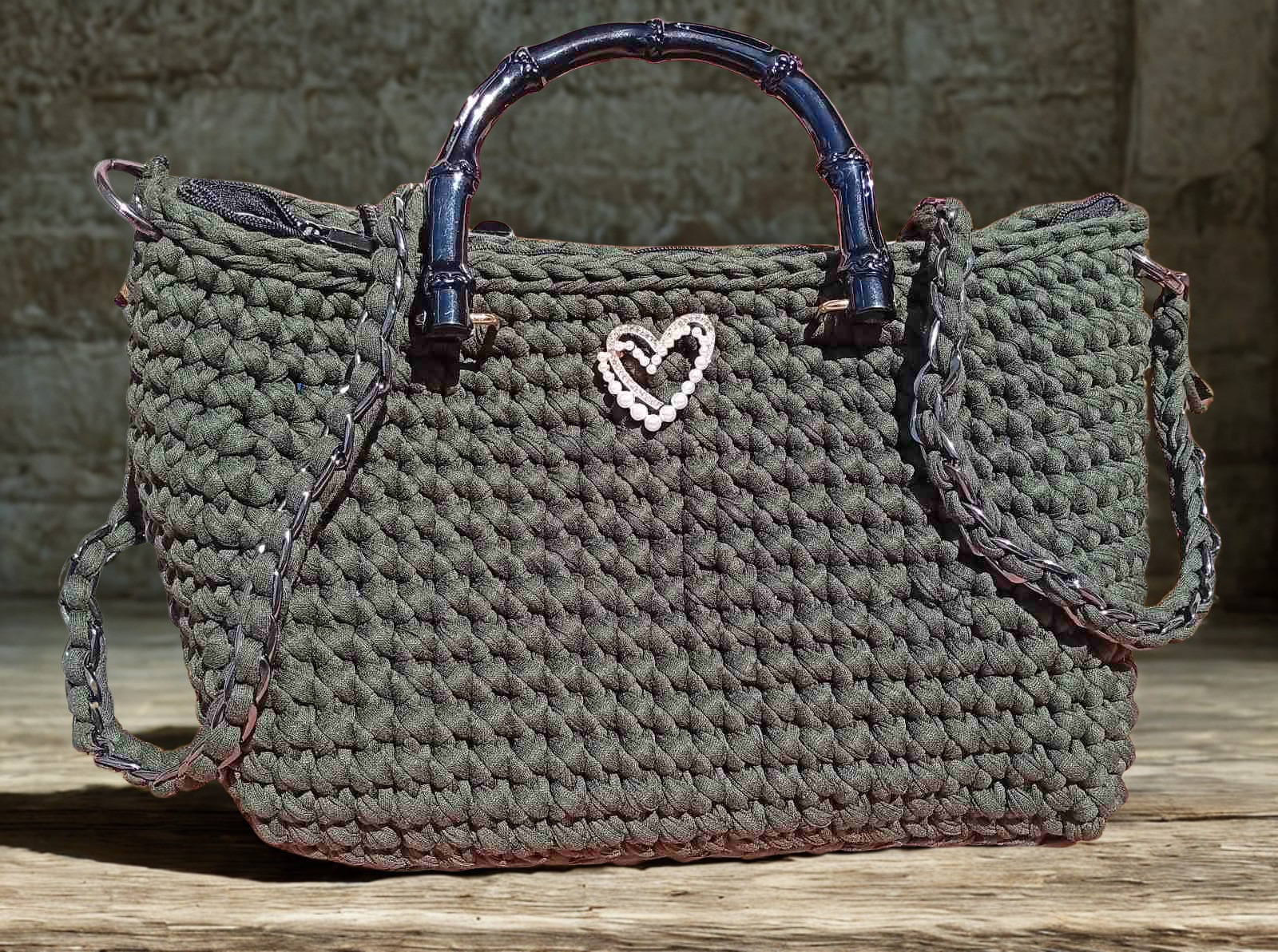 Olive Bamboo torba